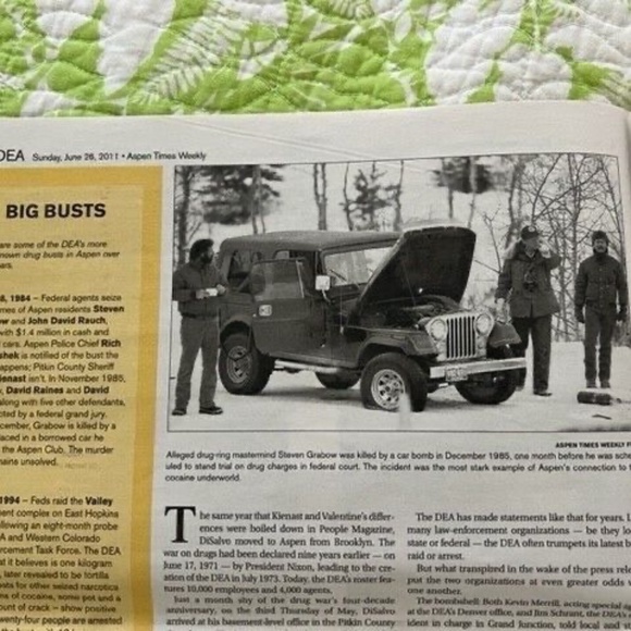 Aspen Colorado Times Collectible Newspaper and American Desperado Book - Picture 4 of 9